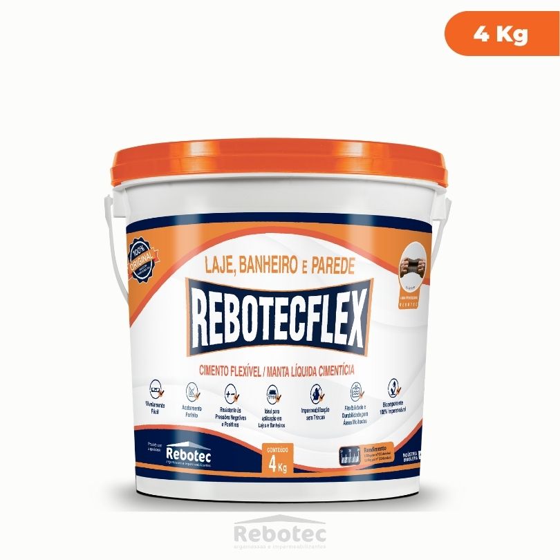 Impermeabilizante REBOTECFLEX Laje, Banheiro e Parede - Imagem 2
